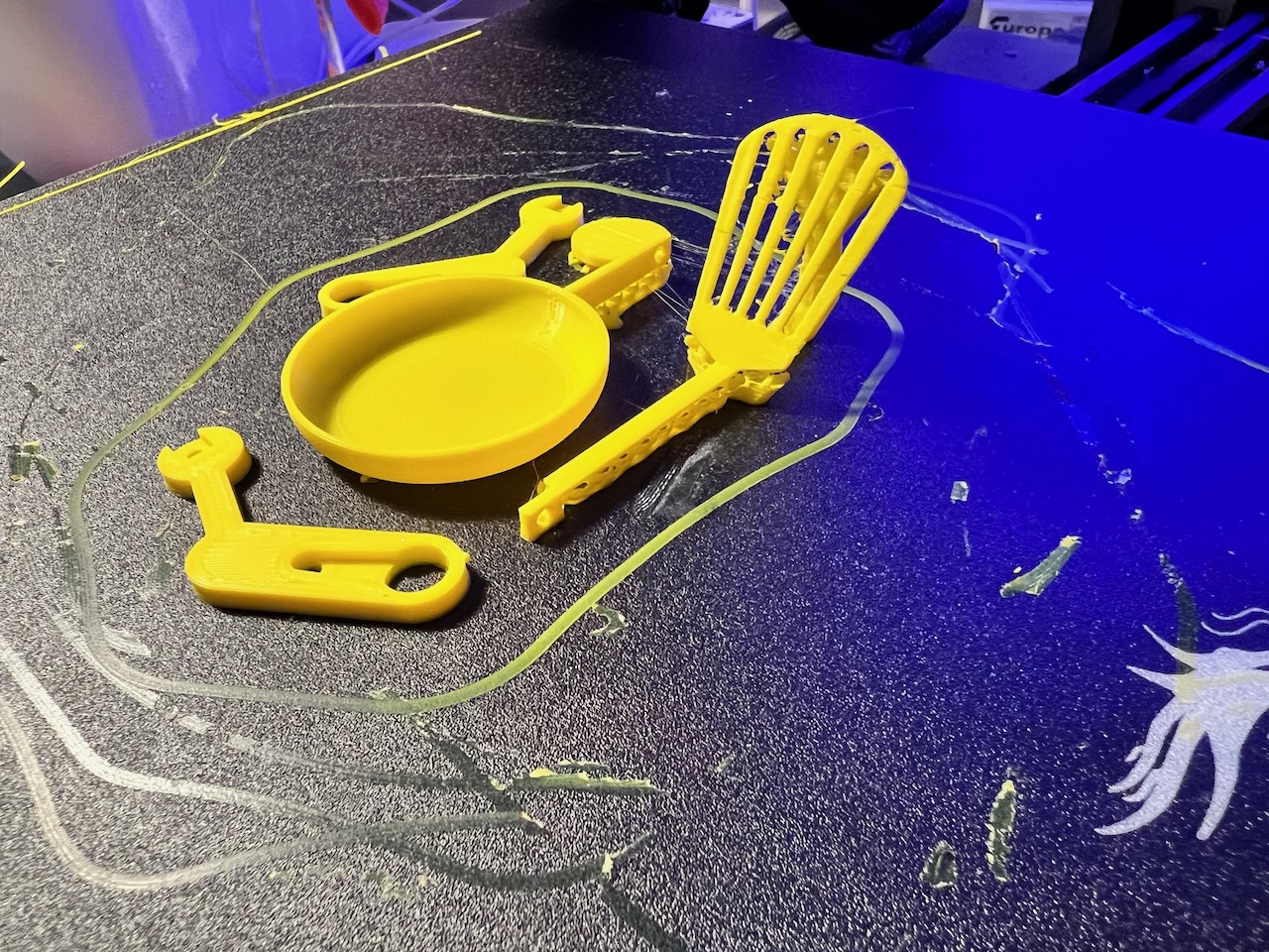 Pancake-Bot 3d printed files on a 3d printer