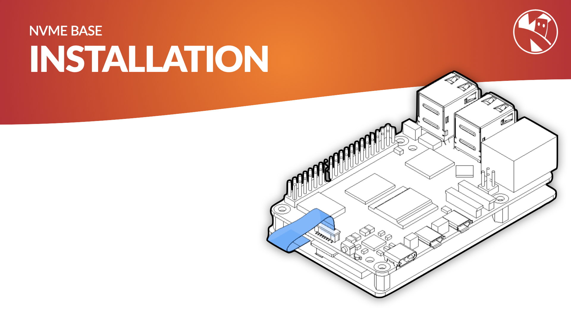 A Slide showing the installation steps described above