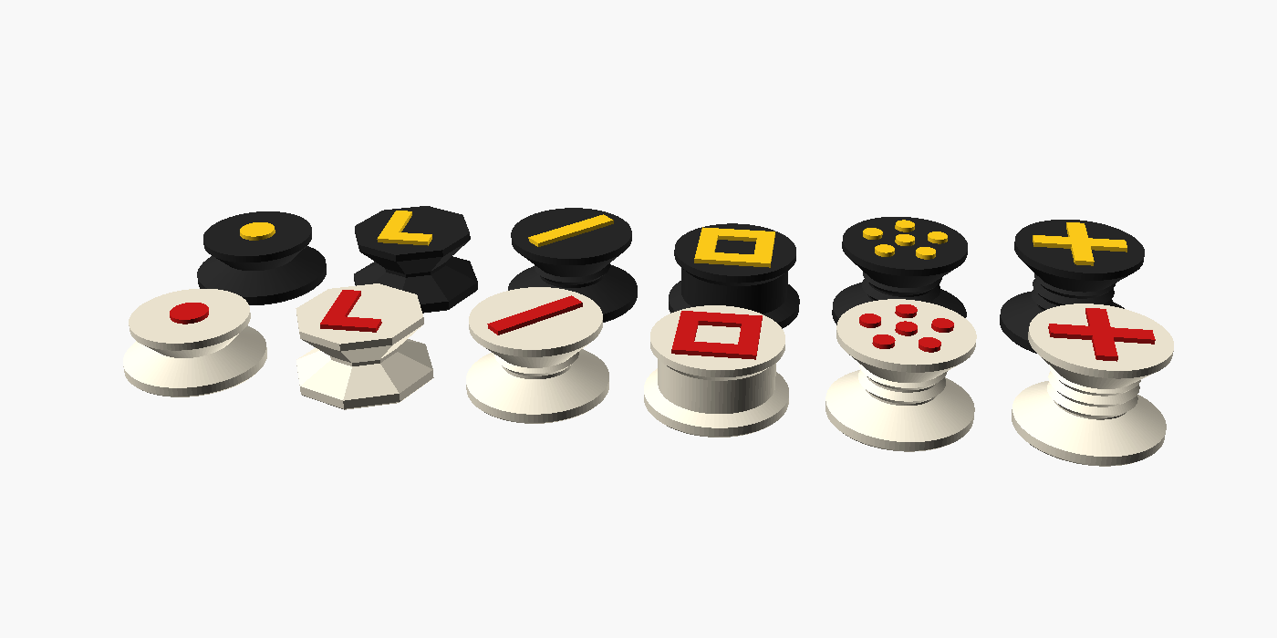 Printable low pieces