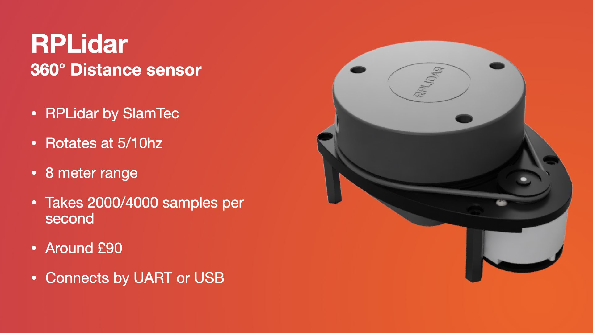 RPLidar factsheet