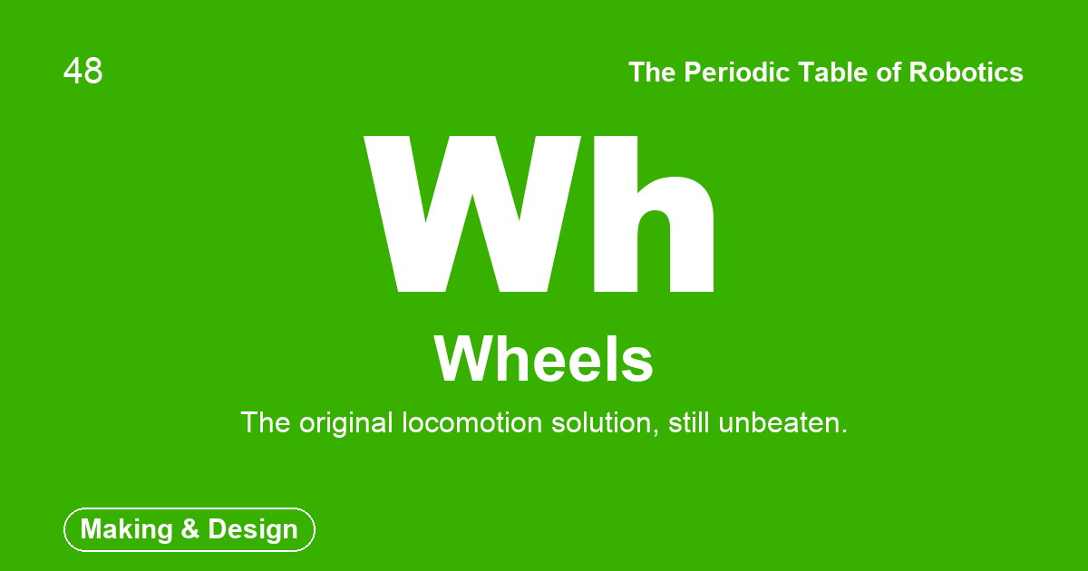Robotswh Wh is for Wheels — The Periodic Table of Robotics
