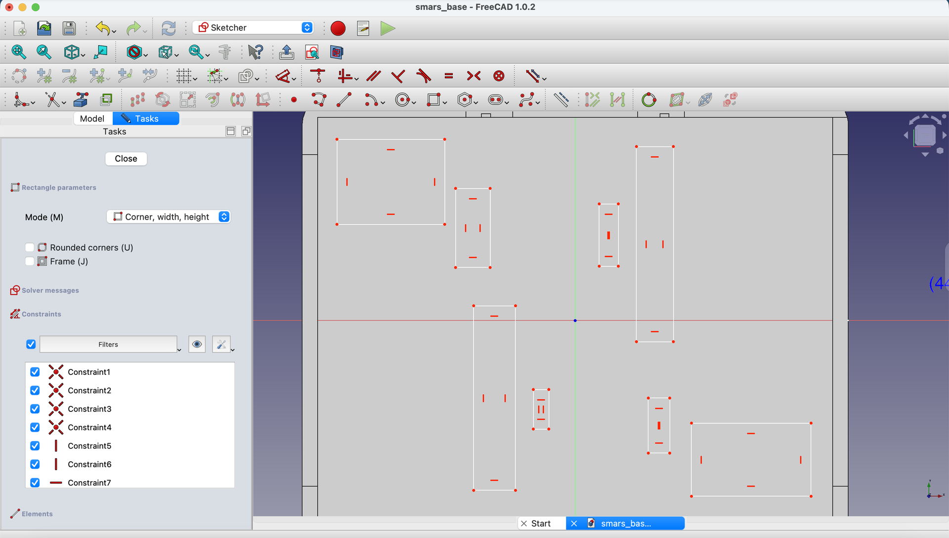 Draw rectangles