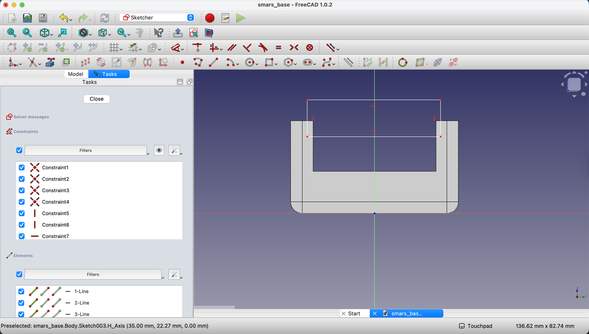 Draw rectangle