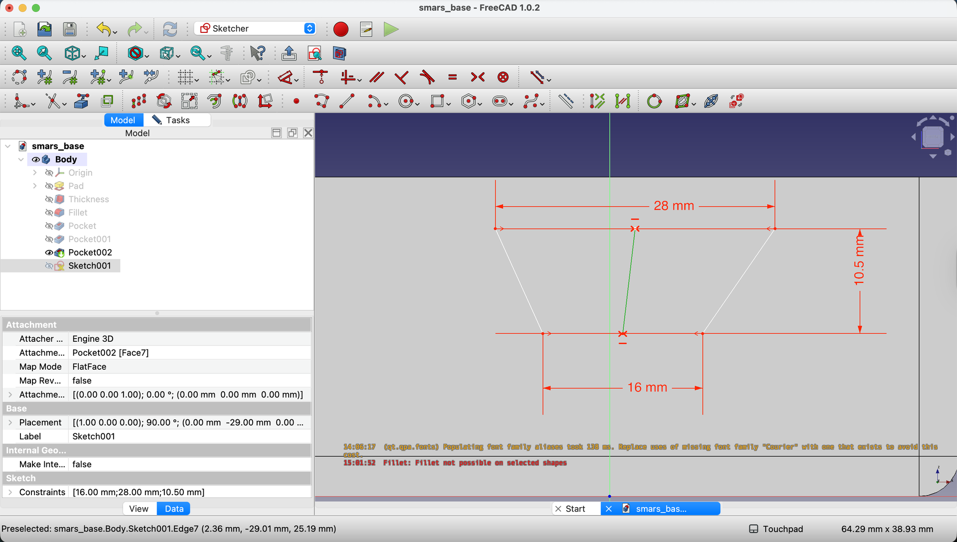 Make line vertical