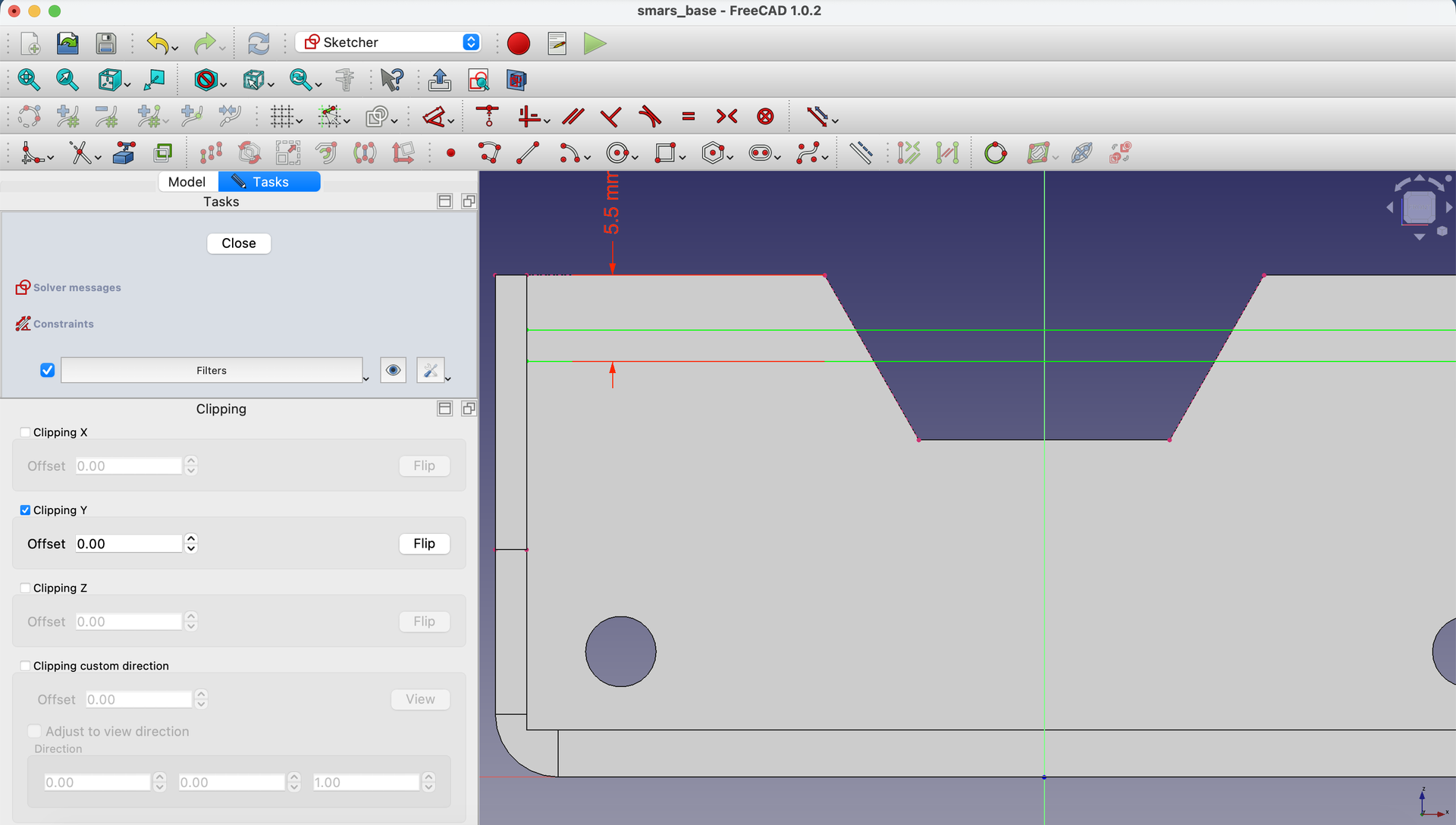 Project diagonal edges