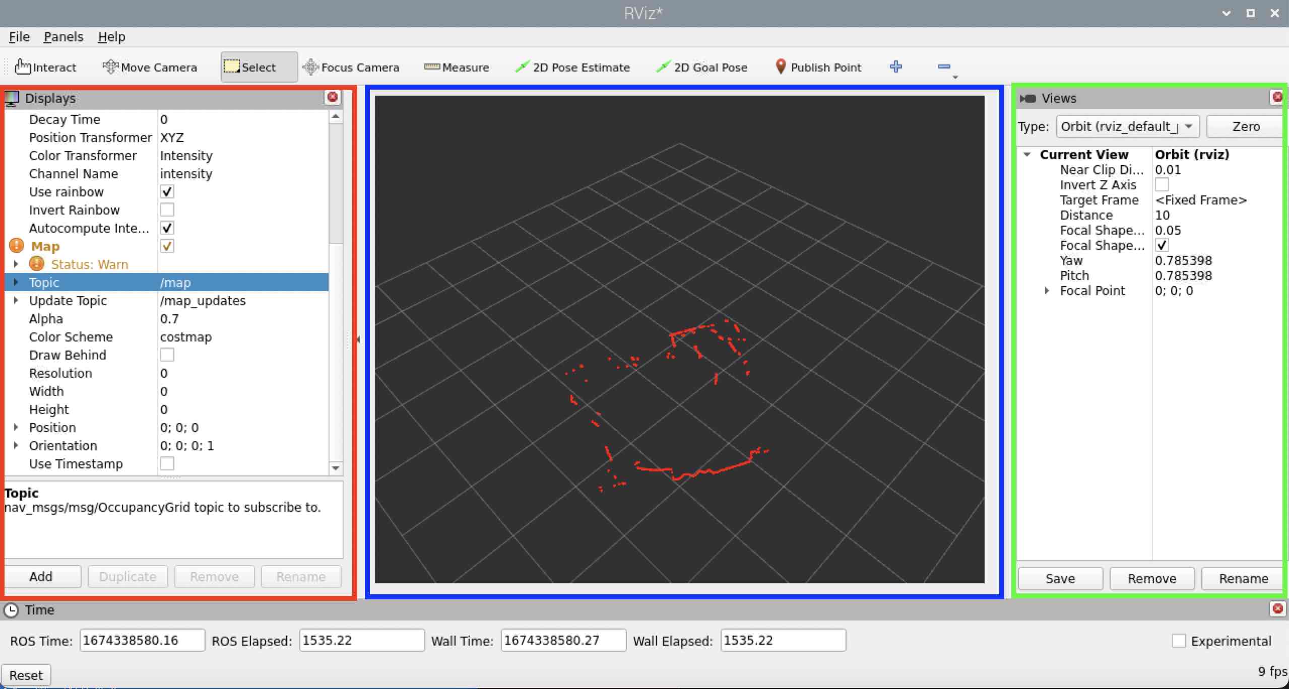 RViz2 screenshot
