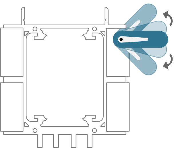 Check the servo rotation