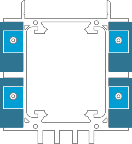 Attach the other servo holders to the frame